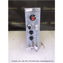 BNC DB-2 RANDOM PULSE GENERATOR PLUG-IN (print sequence:) NO #