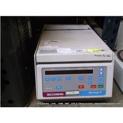 BECKMAN MICROFUGE R CENTRIFUGE (print sequence:) H-020