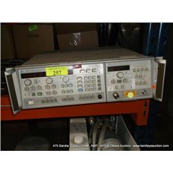 HP 8350A SWEEP OSCILLATOR W/ 83522A RF PLUG-IN W/ OPTION 002 (print sequence:) G-257