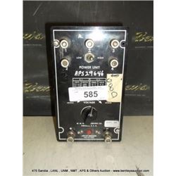 WELCH SCIENTIFIC POWER UNIT (print sequence:) 29646