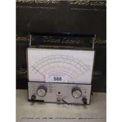 SIMPSON 312 VACUUM TUBE VOLTMETER (print sequence:) 137854