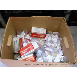 BOX: ASSORTED PLUGS, CONNECTORS