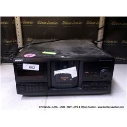 SONY CDP-CX240 CD PLAYER (print sequence:) 66938