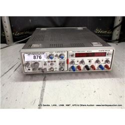HAMEG HM8030 FUNCTION GENERATOR/HM840 TRIPLE POWER SUPPLY (print sequence:) 66793