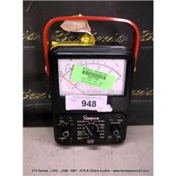 SIMPSON 250 VOLT-OHM-MILLIAMMETER (print sequence:) 66598