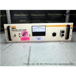 BA 210-05R HIGH VOLTAGE POWER SUPPLY (print sequence:) 66591