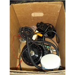 BOX: ELECTRONICS-STIRRER, FLASH-TOOLS