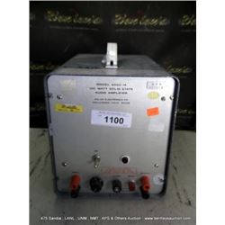 SE CO 6552-1A 100 WATT SOLID STATE AUDIO-AMPLIFIER