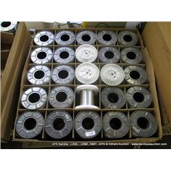PALLET: ROLLED ALUMINUM WIRE