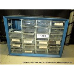 PARTS BIN WITH SCREWS & WASHERS