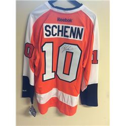 Autographed Luke Shenn Philadelphia Flyers Jersey. Donated By: Dan Demchenko, Franchisee, Saskatoon