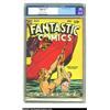 Image 1 : Fantastic Comics #13 (Fox, 1940) CGC FN/VF 7.0 Cream to off-white pages. A most mysterious cover fea