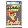 Image 1 : Fantastic Comics #16 (Fox, 1941) CGC FN- 5.5 Cream to off-white pages. Another odd cover graces this