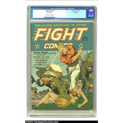 Fight Comics #18 Rockford pedigree (Fiction House, 1942) CGC VF+ 8.5 Cream to off-white pages. For m
