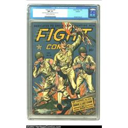 Fight Comics #29 Rockford pedigree CGC NM- 9.2 Cream to off-white pages. (Fiction House, 1943). This