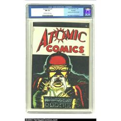 Atomic Comics #1 Big Apple pedigree (Green Publishing Co., 1946) CGC NM 9.4 Off-white to white pages