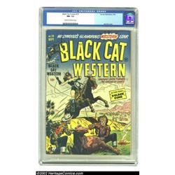 Black Cat #19 (Harvey, 1949) CGC NM- 9.2 Cream to off-white pages. As Western-themed comic book titl