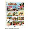 Image 3 : Burne Hogarth - Original Printers Proofs for Tarzan Sundays (United Feature Syndicate, 1940s). This.