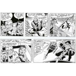 Larry Lieber - Original Comic Strip Art for The Amazing Spider-Man Daily, Lot of 5 (King Features Sy
