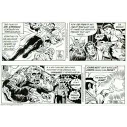 Larry Lieber - Original Comic Strip Art for The Amazing Spider-Man Daily, Lot of 5 (Marvel Entertain