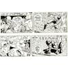Image 2 : Larry Lieber - Original Comic Strip Art for The Amazing Spider-Man Daily, Lot of 5 (King Features Sy