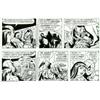 Image 1 : Larry Lieber - Original Comic Strip Art for The Amazing Spider-Man Daily, Lot of 5 (Marvel Entertain