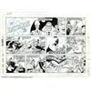 Image 1 : William Messner-Loebs and Carmine Infantino - Original Comic Strip Art for Batman Sunday dated 4/1/9