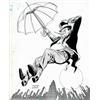 Image 1 : Carmine Infantino and Murphy Anderson - Original Illustration of the Penguin (DC, 1960s). Gotham's F