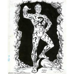 Carmine Infantino and Murphy Anderson - Original Illustration of the Riddler (DC, 1960s). The Prince