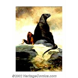 Jeff Jones - Original Painting (undated). Jeff Jones is becoming a world recognized master of fantas