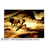 Image 1 : Jeff Jones - Original Painting, "Tarzan and the Golden Lion" (undated). This piece comes from the re