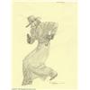 Image 1 : Michael William Kaluta - Original Sketch of The Shadow (undated). This pencil rendering of the Shado