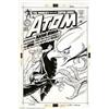 Image 1 : Gil Kane and Sid Greene - Original Cover Art for The Atom #37 (DC, 1968). Major Mynah, a talking Myn