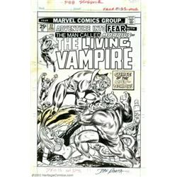 Gil Kane and John Romita - Original Cover Art for Adventure Into Fear #22 (Marvel, 1978). Michael Mo