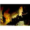 Image 2 : Ken Kelly - Original Painting (1977). This fabulous painting shows a Sinbad-type warrior trying to w