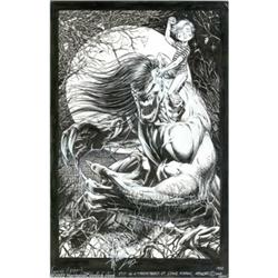 Dale Keown - Original Art for Pitt (Image, 1992). Here's the first drawing of Pitt which was publish