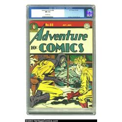 Adventure Comics #88 (DC, 1943) CGC NM- 9.2 Off-white pages. Simon and Kirby's first DC work came on