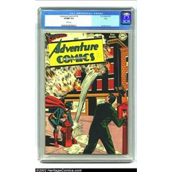 Adventure Comics #118 Ohio pedigree (DC, 1947) CGC VF/NM 9.0 White pages. As a fire rages out of con