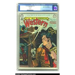 All-American Western #111 Mile High pedigree (DC, 1949) CGC VF 8.0 White pages. As the popularity of