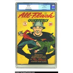 All-Flash #2  D  Copy pedigree (DC, 1941) CGC VF 8.0 Cream to off-white pages. E.E. Hibbard shows th