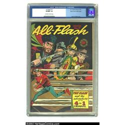 All-Flash #17 Mile High pedigree (DC, 1944) CGC VF/NM 9.0 Off-white to white pages. This Mile High b
