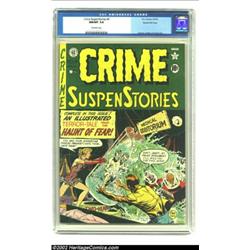 Crime SuspenStories #4 Gaines File pedigree 8/11 (EC, 1951) CGC NM/MT 9.8 Off-white pages. This cove