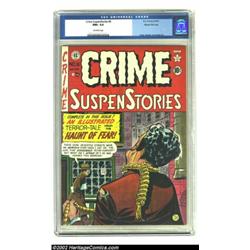 Crime SuspenStories #6 Gaines File pedigree 3/12 (EC, 1951) CGC NM+ 9.6 Off-white pages. Johnny Crai