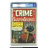 Image 1 : Crime SuspenStories #6 Gaines File pedigree 3/12 (EC, 1951) CGC NM+ 9.6 Off-white pages. Johnny Crai