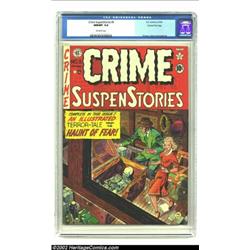 Crime SuspenStories #9 Gaines File pedigree 3/11 (EC, 1952) CGC NM/MT 9.8 Off-white pages. Tantalizi