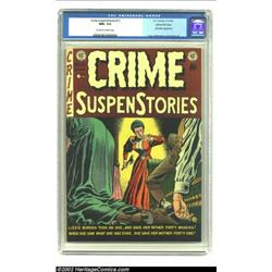 Crime SuspenStories #13 Gaines File pedigree 3/12 (EC, 1952) CGC NM+ 9.6 Off-white to white pages. W