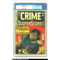 Crime SuspenStories #16 Gaines File pedigree 3/12 (EC, 1953) CGC NM+ 9.6 Cream to off-white pages. W