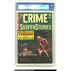 Crime SuspenStories #21 Gaines File pedigree 2/12 (EC, 1954) CGC VF/NM 9.0 Off-white pages. What wou