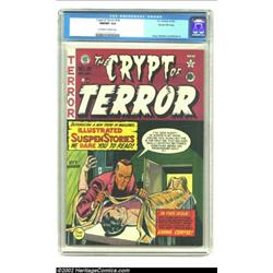 Crypt of Terror #18 Gaines File pedigree 1/10 (EC, 1950) NM/MT 9.8 Off-white to white pages. Wally W