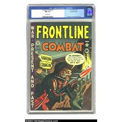 Frontline Combat #1 Gaines File pedigree 3/9 (EC, 1951) CGC NM+ 9.6 Off-white pages. This first issu